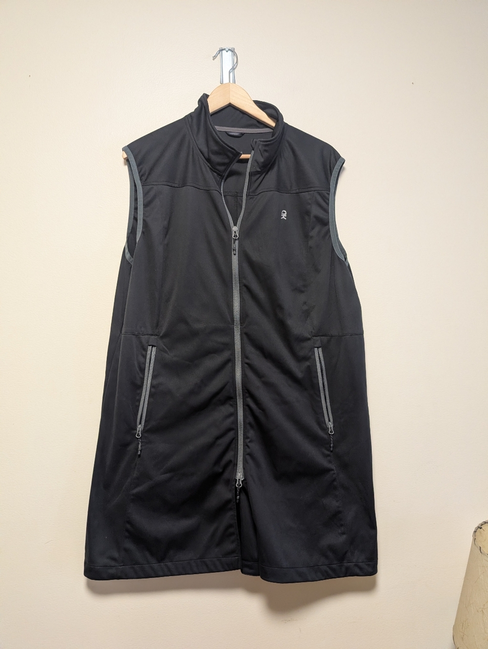 Little Donkey Andy Softshell Vest Long Black 2X Women